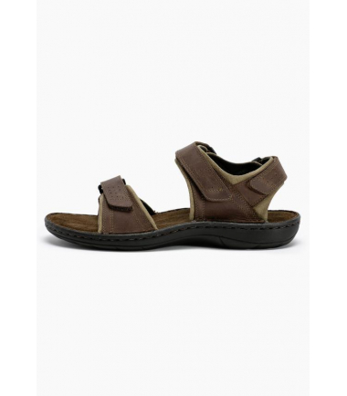Sandalia semi abierta - Guante - C1 - Chocolate - 0034320