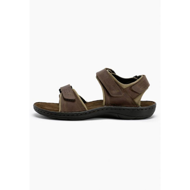 Sandalia semi abierta - Guante - C1 - Chocolate - 0034320